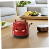 Sosoport Cute Demon Small Desktop Trash Can with Lid Silent