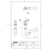 TOTO Wall Drain Fitting (1.3 inches (32 mm), P Trap,