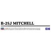 Hasegawa 1:72 Scale North American B-25J Mitchell Model Kit