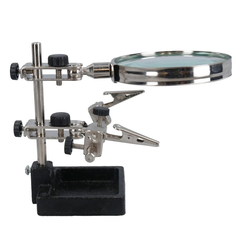 Toolzone Heavy Duty Helping Third Hand with Magnifyer