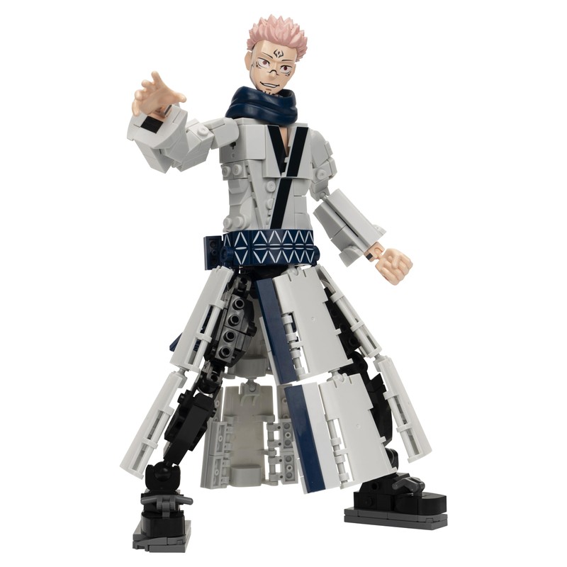 BLDR Ryomen Sukuna Buildable Action Figure Construction Set 0038-12-Inch Articulated