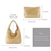 Woven Tote Bag For Women,Vegan Leather Hand Woven Handbags And