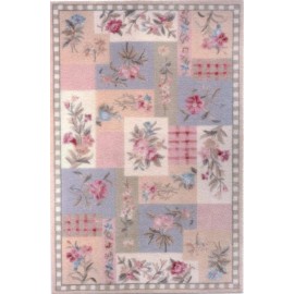 Needles N Minis 1:24, 1/2" Scale Dollhouse Miniature Area Rug Approx 3-1/4" x 5" - 0002244