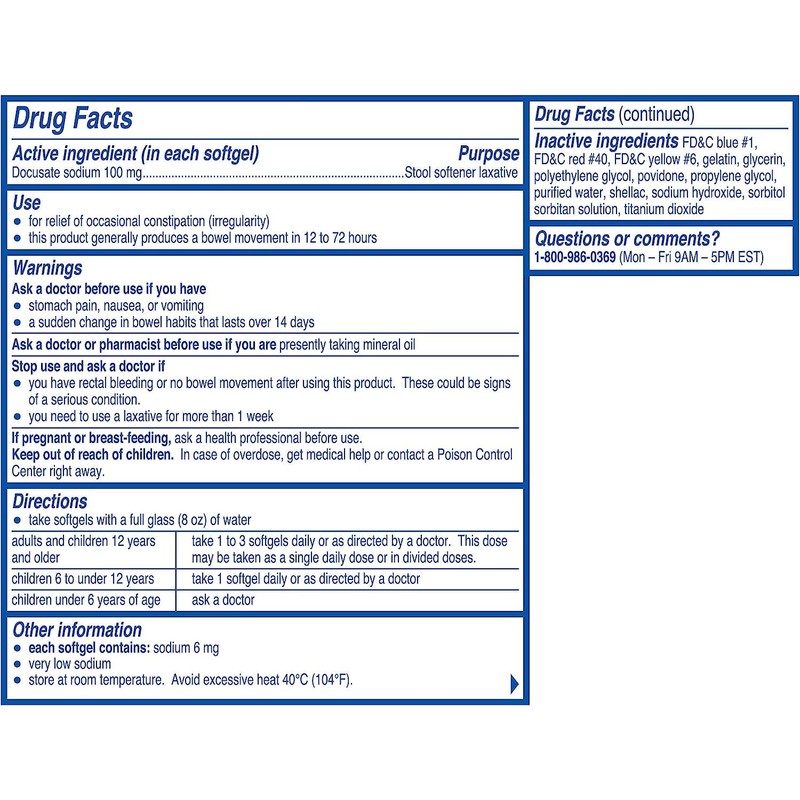 Phillips' Stool Softener, Old Packaging