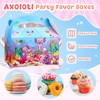 Neptniopllab 24 Pieces Axolotl Party Favor Boxes,Axolotl Themed Goody Bags