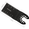 10Pcs Oscillating Saw Blades, High Carbon Steel Multitool Blades, Universal