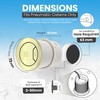 Excel Home Toilet Flush Button Replacement - Dual Button Toilet