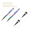4 Pcs Colorful Metal Ballpoint Pen, Huhoo Unique Metal Bling