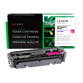 Clover Remanufactured High Yield Toner Cartridge (Reused OEM Chip) Replacement for HP 414X (W2023X) | Magenta