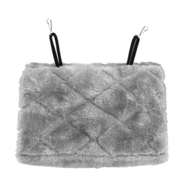 Bello Luna Gray Parrot Nest Pet Bird Nest Winter Warm Hammock Hanging Cave Cage Plush Happy Hut Tent Bed(S)