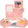 Gcardist Pink Bakery Boxes with Window, Pack of 30, 10