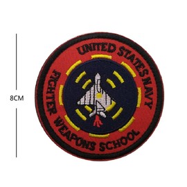 Phoenix Ikki US Navy US Air Force Top Gun TOP GUN Maverick MAVERICK Embroidered Patch Medal Armband Coat of Arms Applique Flight Jacket FIGHTER WEAPONS SCHOOL1