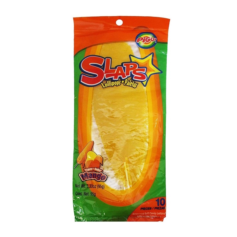 Slaps Paletas / Lollipops, Mango, Sandia (Watermelon) and Tamarindo Azul