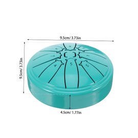Parliky Mini Steel Tongue Drum Rain Drum for Garden Outdoor Use Beginner Friendly Percussion Instrument Compact Portable Design Musical Family and Friends