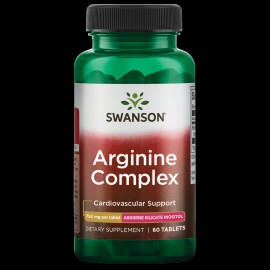 Swanson Arginine Complex 750 mg 60 Tablets