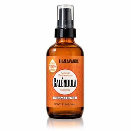 LilaLavanda - Aceite de Caléndula Orgánico Macerado en Chabacano - 118 ml