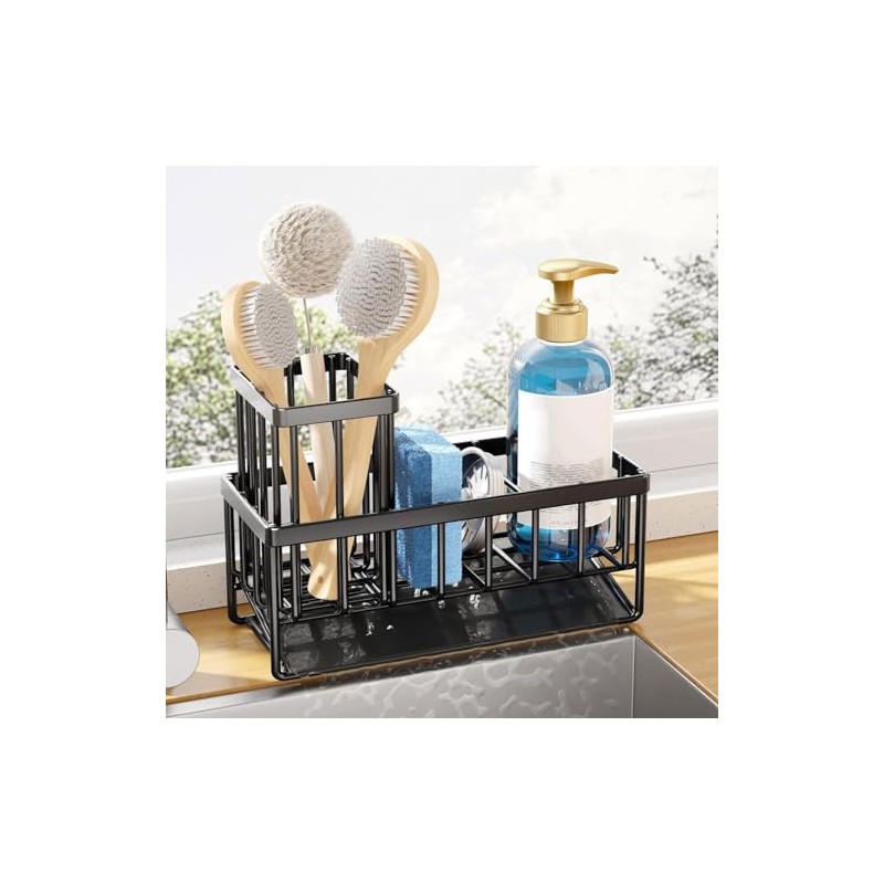 Sink Organiser, Sink Organiser, Dish Drainer Dishes, Kitchen Sponge Holder,