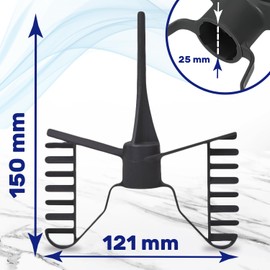 Butterfly Whisk for Food Processor - Suitable for Vorwerk Thermomix TM21 - Warranty 10 Years - MONTERAL