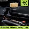 Car Seat Gap Filler Organizer with Bonus Interior Cleaning Brush-