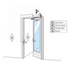 Olideauto Electric Door Strike Lock for Automatic Swing Door Opener,