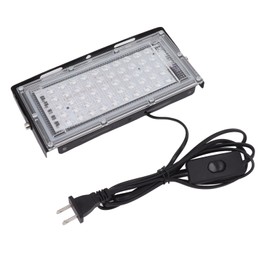 50W LED Black Light IP65 Waterproof 395‑400nm UV Floodlight Party Stage Ambient Lamp  100‑240V