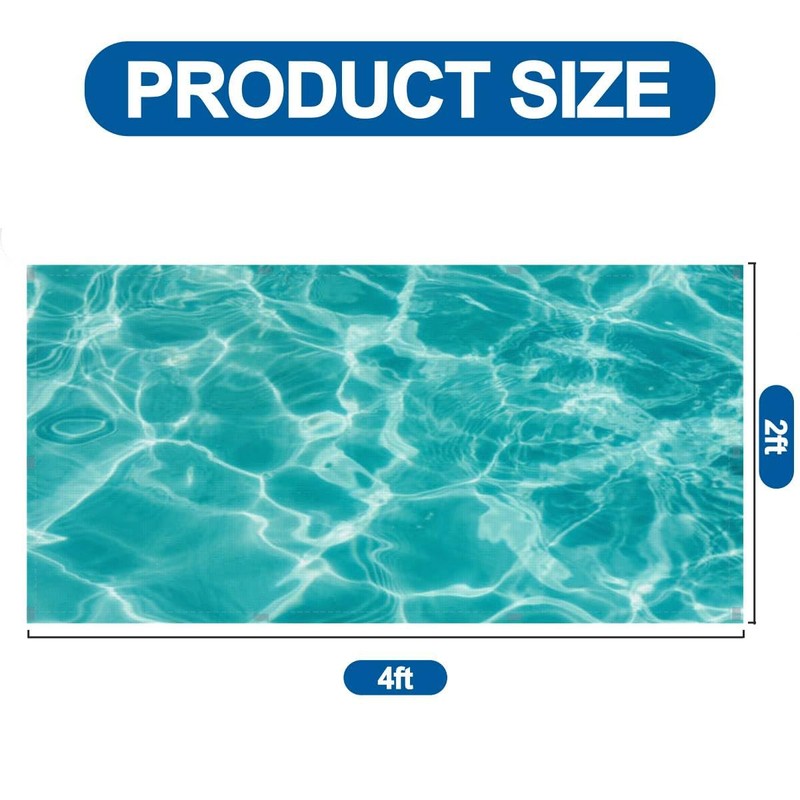 DERUINVAIO 6 Pack Fluorescent Light Covers for Ceiling Light, Clear