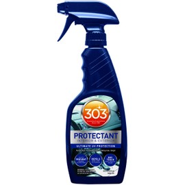 303 Products Automotive Protectant Spray - Helps Prevent Fading & Cracking, Repels Dust, Lint & Staining, UV Protection & Restores Lost Color, Exterior & Interior Car Cleaning Supplies 16oz 6 Pack