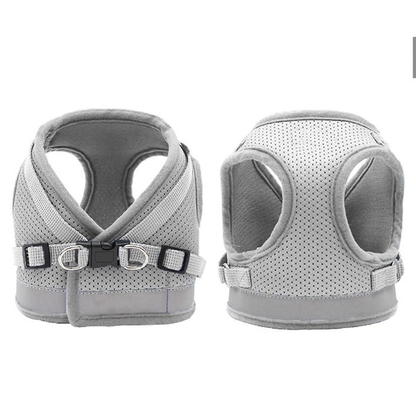 Soft Mesh No Pull Cat Harness and Lead Set for