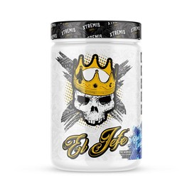 El Jefe Pre Workout Supplement Strongest Pre Workout - Flavor: Blue Razz Candy, Size: 40 Scoops