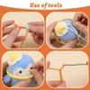 Jmuiiu Animal Crochet Kit,Crochet Starter Kit,Starter Pack 4 Cute Pattern
