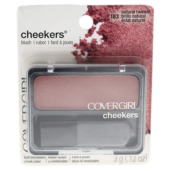 CoverGirl Cheekers Blush, 183 Natural Twinkle, 0.12 Ounce