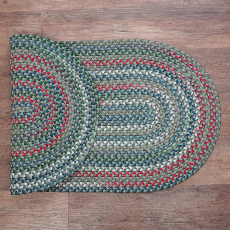 Colonial Mills Farmers Runner Braid - Palm Grey 30" x6'