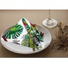 Yibeas Macaw Bird Cloth Napkins Dinner Table Napkins Watercolor Tropic