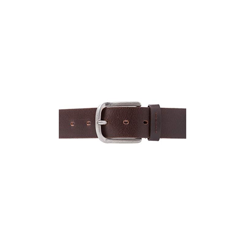 Brax Men's Masterpiece Belt, Plain Buffalo Leather with American Silver