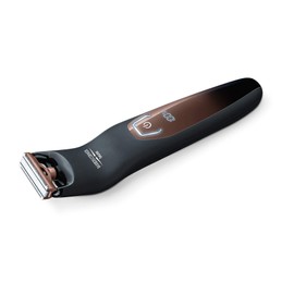 Beurer HR 6000 Body Groomer for Wet and Dry Face and Body Shaving Double Sided Stainless Steel Razor Blade Adjustable Comb Attachment