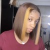 Brazilian Remy Human Hair Wig with Baby Hair Short Bob