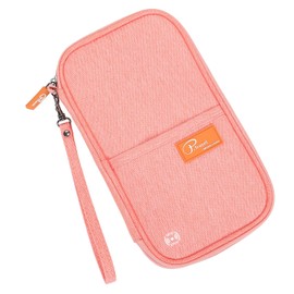 VanFn Travel Wallet Family Passport Holder RFID Blocking Travel Document Organiser Waterproof Holiday Passport Case Men Women for ID Card, Credit Cards, Flight Tickets, Money, Coins