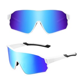 MUSELK Sports Sunglasses Men Women Cycling Glasses Sunglasses Polarised Sunglasses for Outdoor Activities MTB Road Bike Cycling Biking Ski Sunglasses with UV400