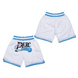 PERC30 Men's #30 Perc O'Cet Basketball Shorts Stitched S-XXL(White, l)