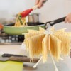 Cambom Foldable Pasta Drying Rack- Plastic Spaghetti Noodle Dryer with