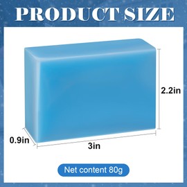 LFUTARI 80g Snow Shoveling Wax, Non-Stick Snow Removal Wax, Portable Snow Pusher Wax for Easier Winter Outdoor Snow Shovel Tool