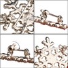 XNHIU Snowflake Brooch Pin Crystal Xmas Chest Pin