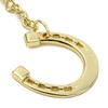 horseshoe keychain gold