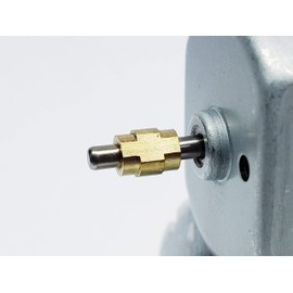 4 Pack - 10mm Brass Collar Shaft FC-280PT-22125 Central Door Lock Actuator Motor, Brass Collar Shaft, Power Locking Repair Engine Replaces Mabuchi
