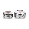 Sumeet Stainless Steel Hole Puri Dabbas/Flat Canisters with Air Ventilation