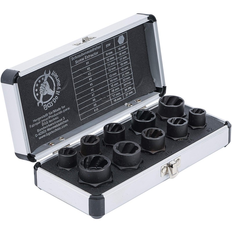 BGS Do it yourself Spezial-Steckschlüssel-Einsatz-Satz 10-tlg.