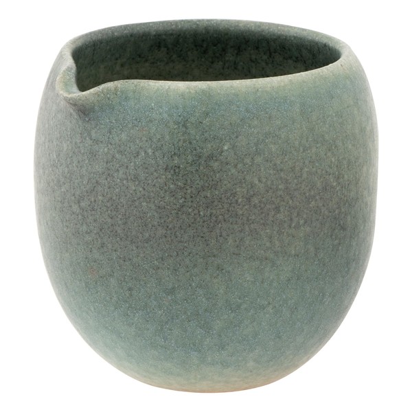 Marui Pottery MR-3-4308 Shigaraki Ware Hechimon Single Mouth, Approx. 15.2