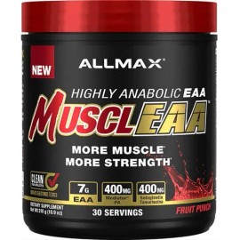 Aminoácidos Allmax Muscleaa 30 Servicios / Eaas / Bcaas Sabor Fruit punch