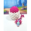 Articulated Baby Dragon with Egg, 6" 3D Printed Multi Color