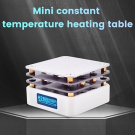 Heating Soldering Plate, 20V Mini Soldering Preheating Station with OLED Display, Welder Hot Preheating Chip Welding Station for for Repair DIY Laboratory